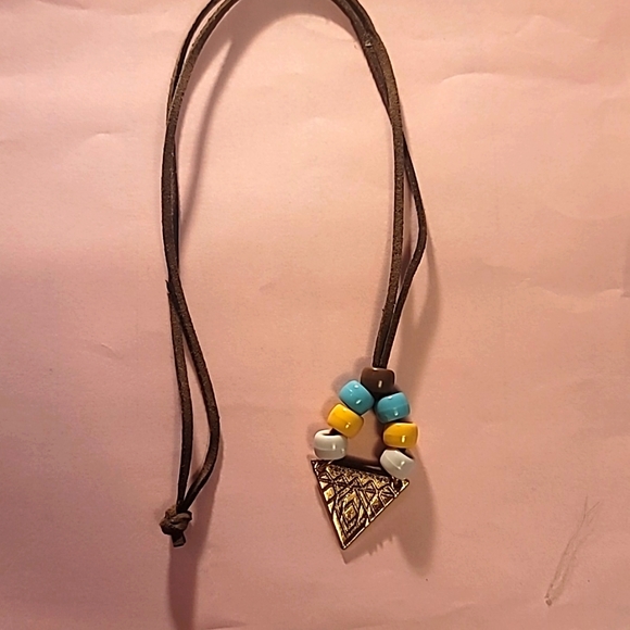Soft Leather/Suede Necklace - Picture 3 of 3